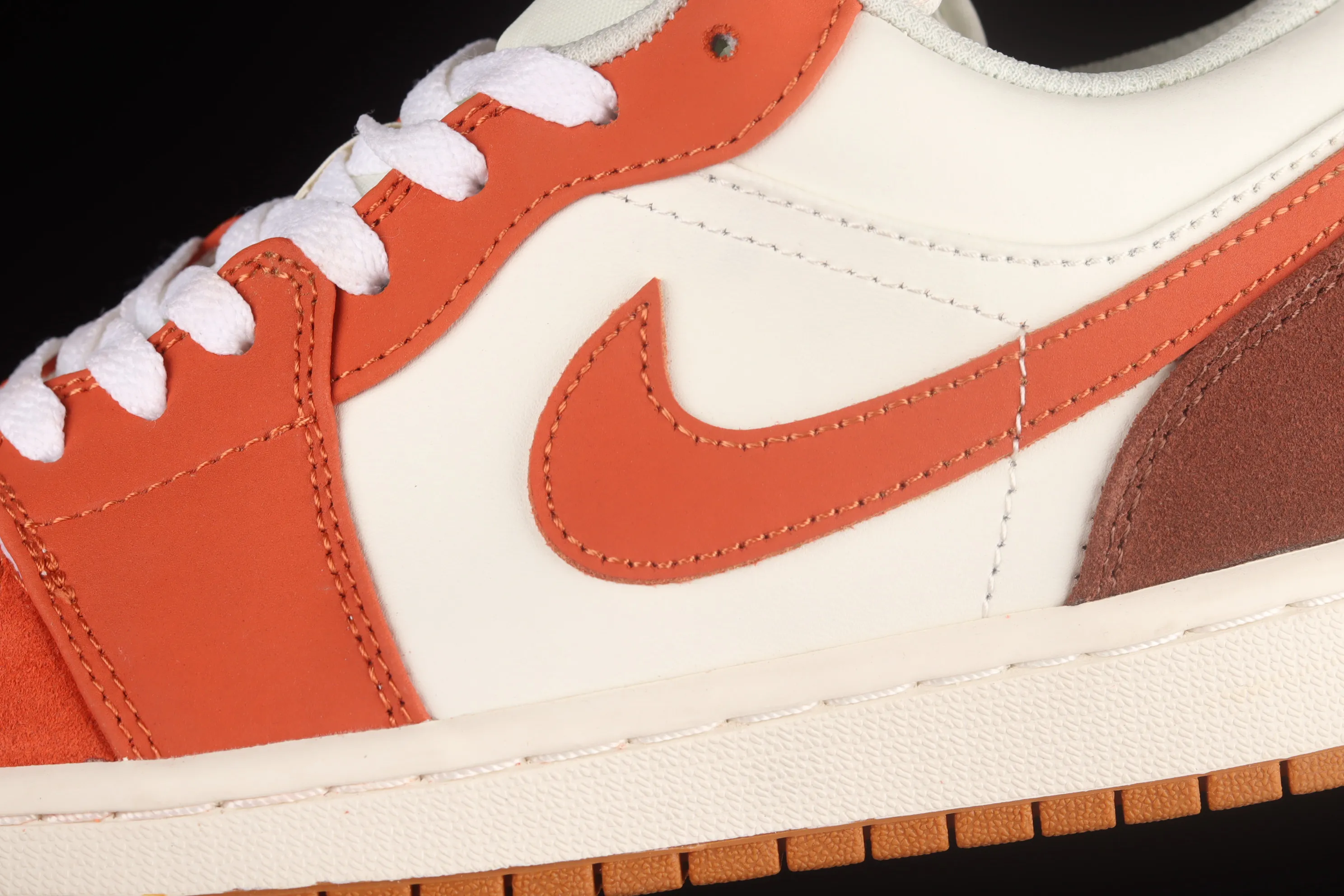 All categories Air Jordan Jordan series basketball shoes Air Jordan 1 Low Air Jordan AJ1 Low AJ1 Joe 1 white orange yellow color low-top cultural leisure sports basketball shoes CV3545-102